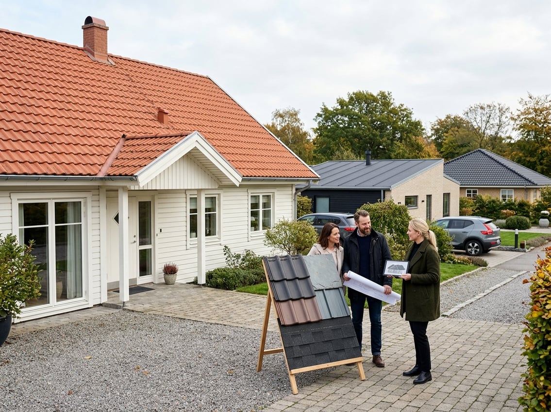 Sådan vælger du den rette tagtype til dit hus